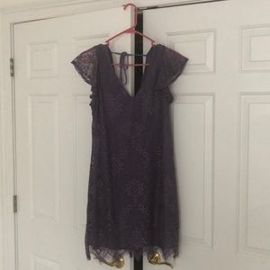 Francesca’s Lavender Lace Dress
